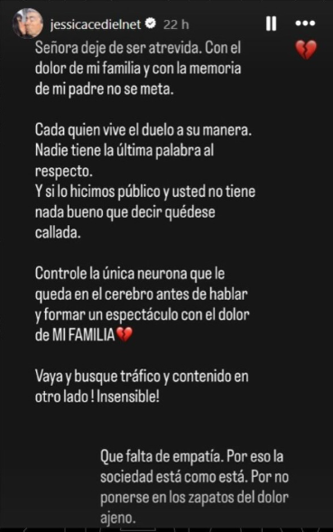 Respuesta Jessica Cediel