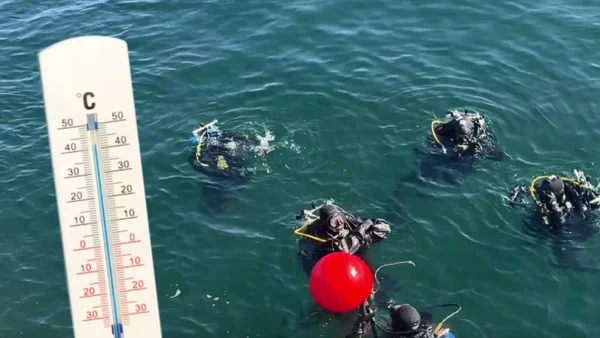 Así es como buzos colombianos se preparan para explorar las aguas gélidas de la Antártida Así es como buzos colombianos se preparan para explorar las aguas gélidas de la Antártida