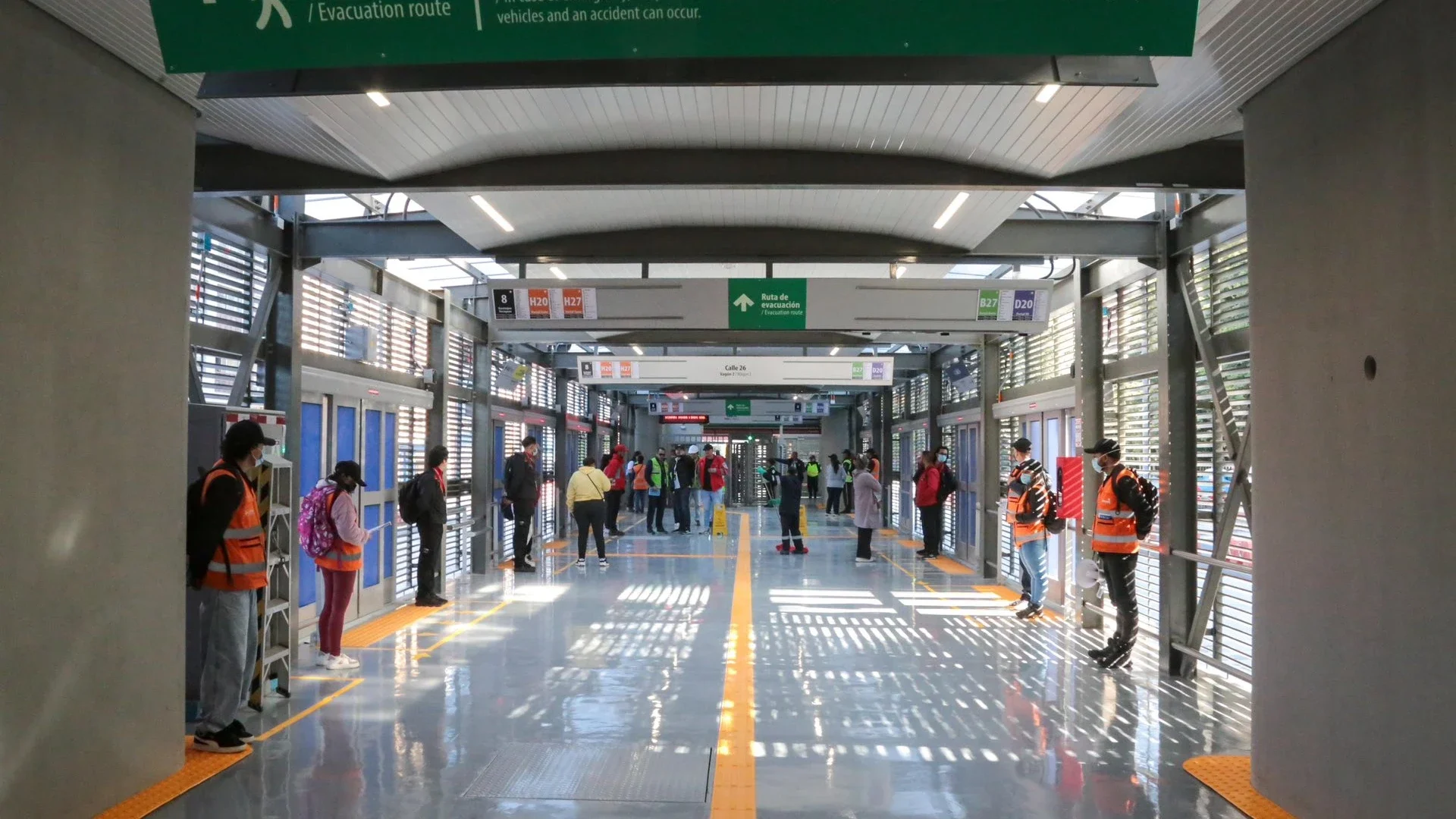 Estación Calle 26 de Transmilenio.