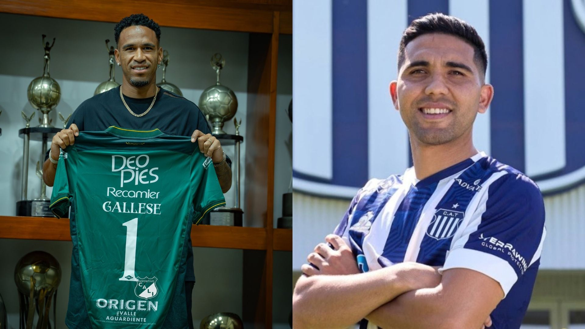Pedro Gallese y Emanuel Reynoso para Deportivo Cali
