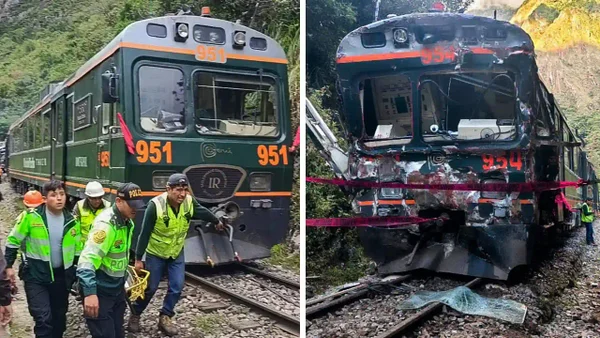 Un muerto y 40 heridos en violento choque de trenes en la ruta a Machu Picchu, en Perú