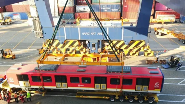 Es oficial: Llegó a Colombia el cuarto tren del Metro de Bogotá Es oficial: Llegó a Colombia el cuarto tren del Metro de Bogotá