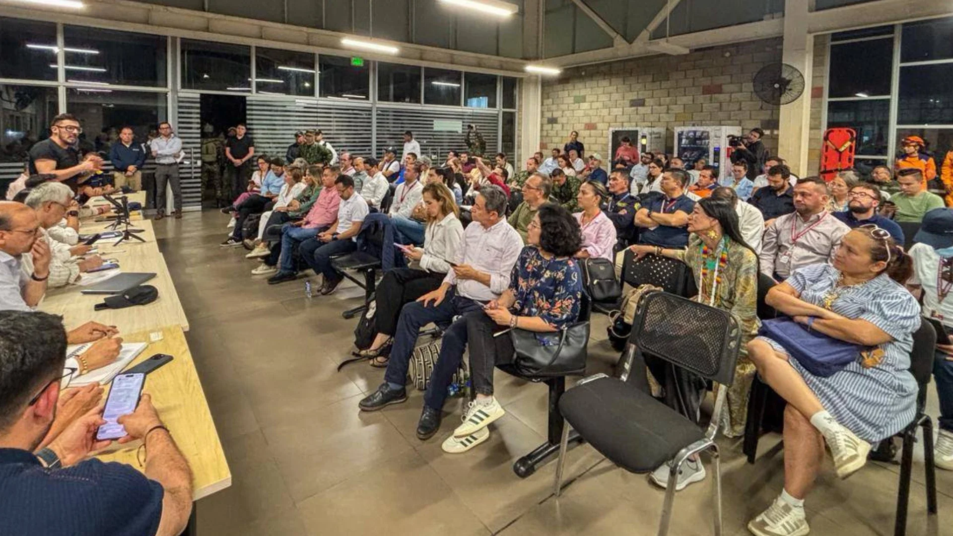 Puesto de Mando Unificado en Cúcuta.