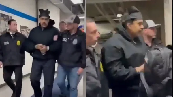Se conocen las primeras imágenes de Nicolás Maduro en una sede de la DEA tras ser capturado