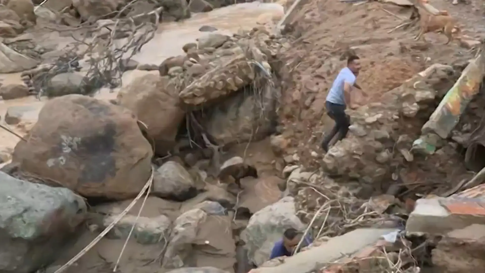 Hallazgo del cuerpo tras creciente súbita en Silvania