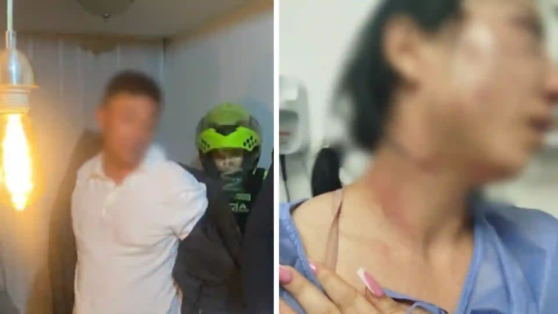 Dejan libre a hombre que torturó, amarró con un cable y fracturó en el rostro a su expareja en Bogotá