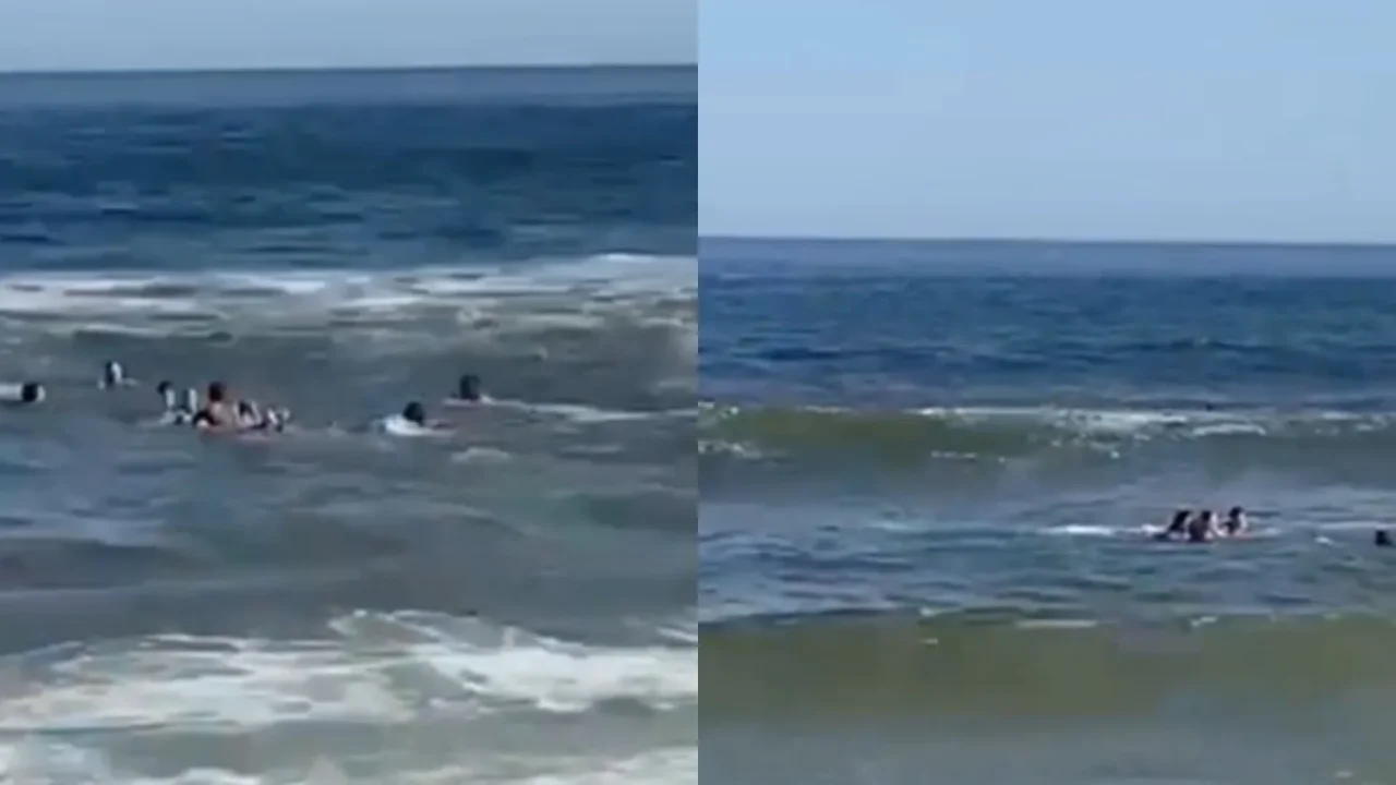 Dramático rescate de Martín Demichelis y sus hijos en una playa uruguaya