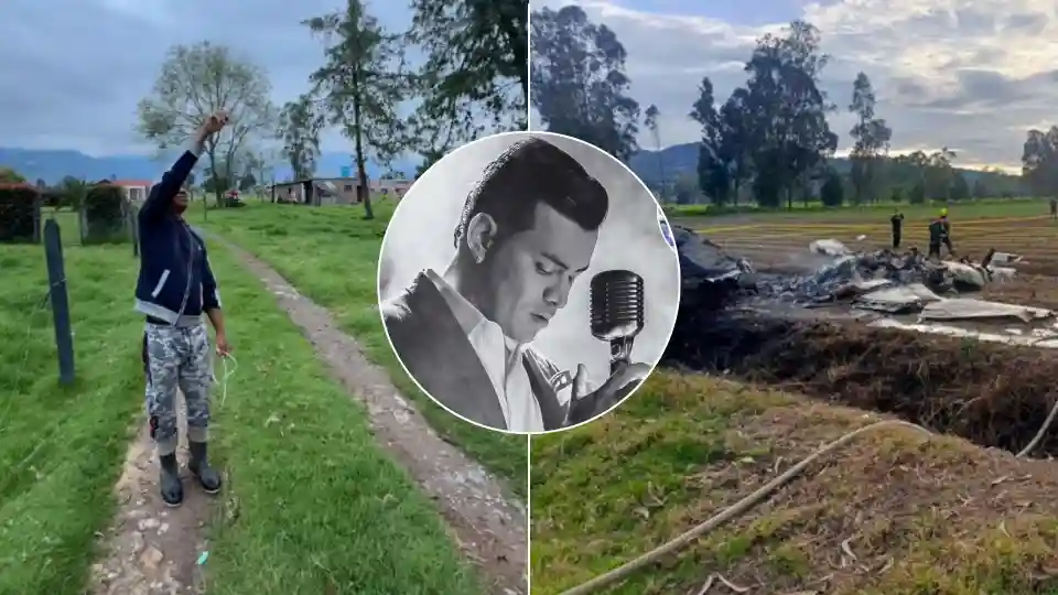 Encargado de finca cercana donde cayó avioneta de Yeison Jiménez vio todo: "Se le apagó acá"