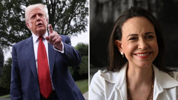 Trump recibirá a María Corina Machado tras nuevas excarcelaciones en Venezuela