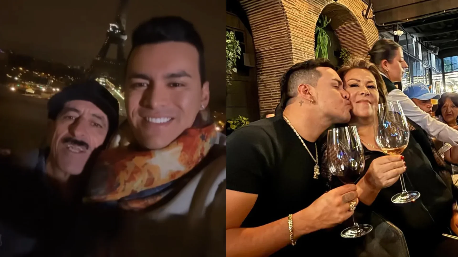 Yeison Jiménez y sus padres