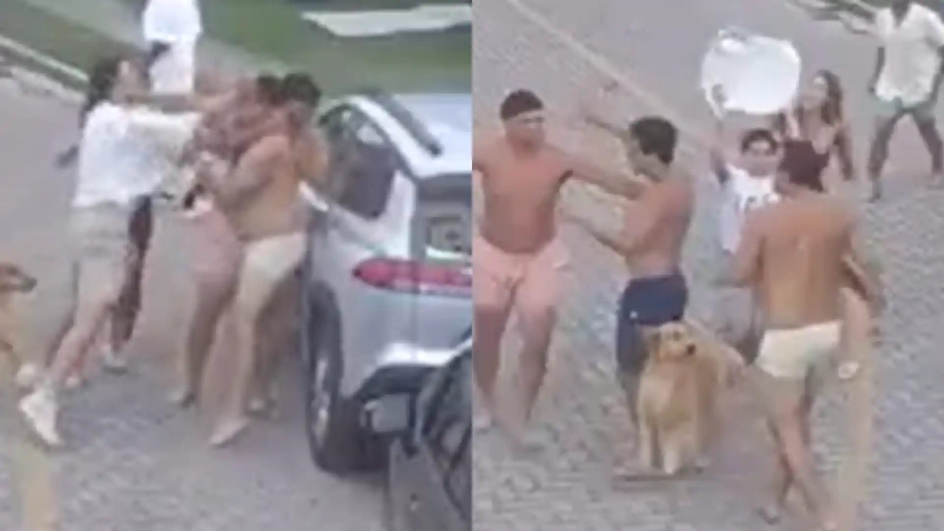 Pelea futbolistas en Brasil