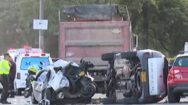 Revelan más detalles del accidente tras persecución de película en Bogotá donde hubo varios muertos