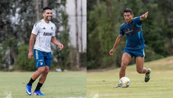 El emotivo gesto de Mackalister Silva con Falcao en su regreso a Millonarios