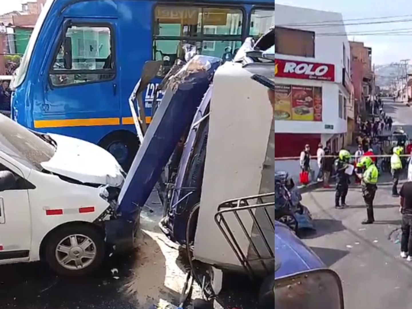 Accidente en Ciudad Bolívar: un muerto y seis heridos en choque múltiple |  Noticias RCN