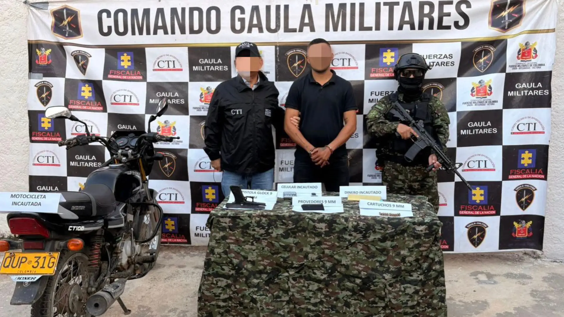 Extorsionista capturado en acción