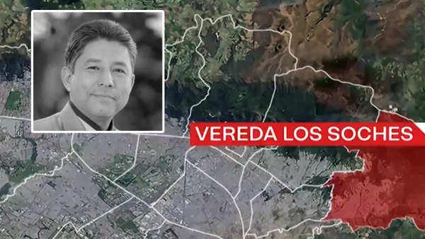 Este es el recorrido que habría hecho el profesor Neill Felipe Cubides el día de la desaparición