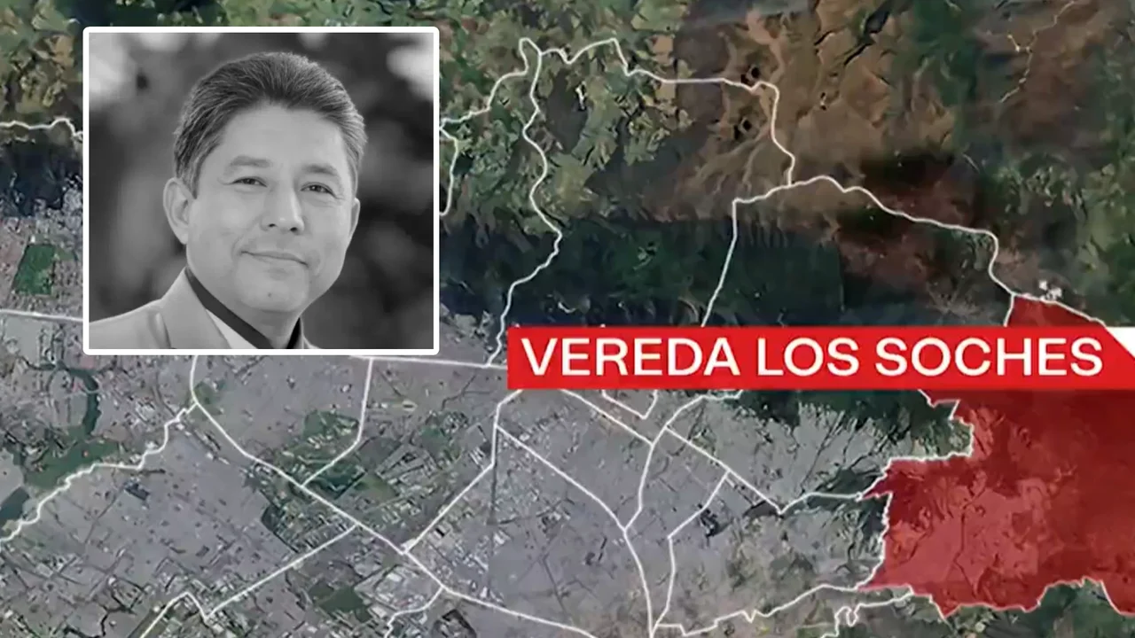 Este es el recorrido que habría hecho el profesor Neill Felipe Cubides ...