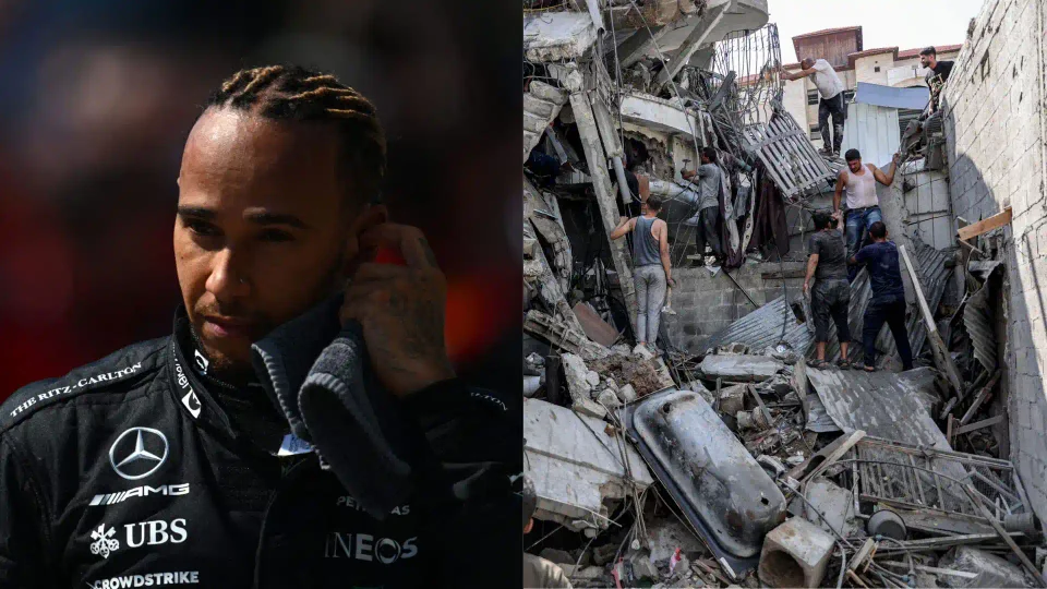 Lewis Hamilton sorprende al visitar centro de ayuda humanitaria para ...
