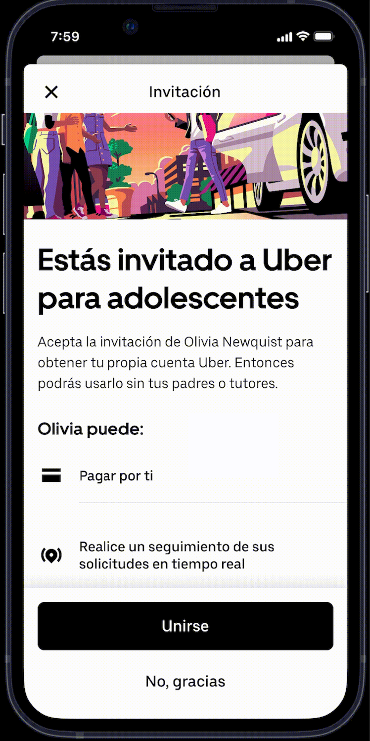 Foto cortesía Uber