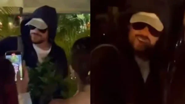 Bad Bunny es visto caminando por las calles de Medellín con reducido esquema de seguridad