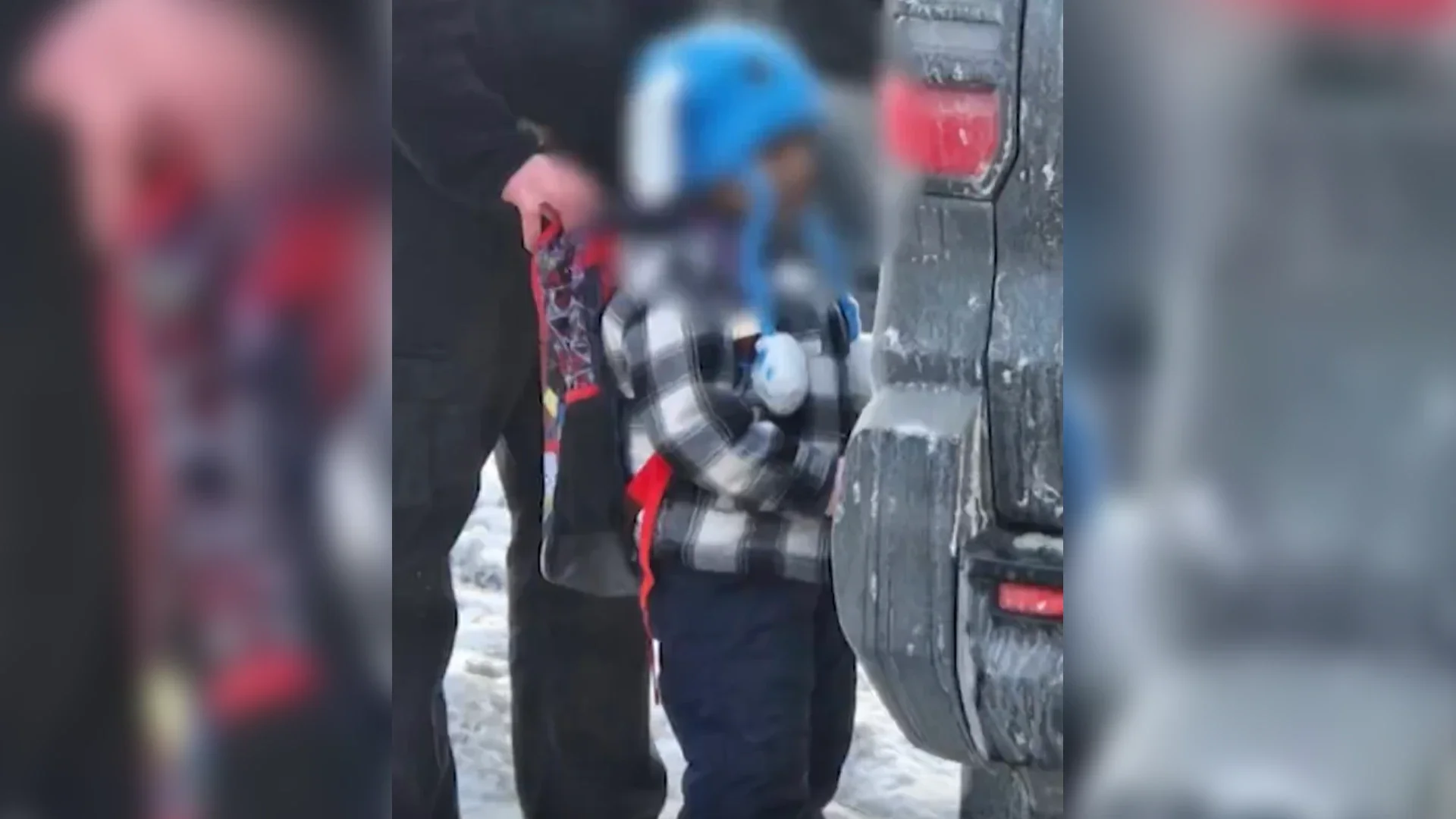 Niño ecuatoriano arrestado por ICE.