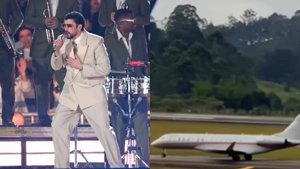 Los lujos con los que arribó Bad Bunny a Medellín para sus conciertos