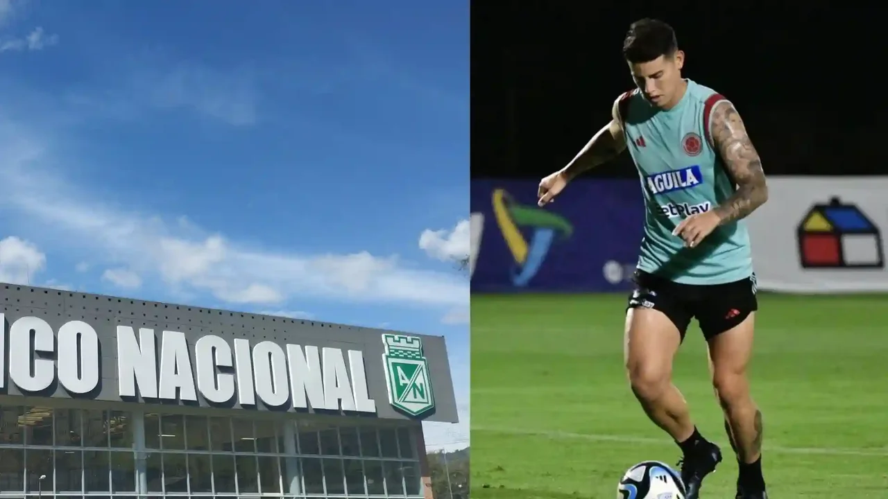 ¿James Rodríguez entrena en Atlético Nacional? El club se pronunció
