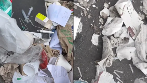 Hallan jeringas, batas y material catalogado como peligroso en un contenedor de Suba: ¿qué se sabe?