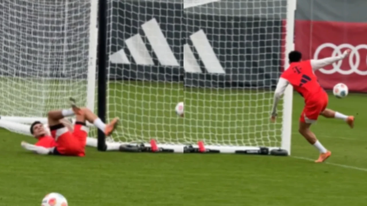 El golazo de Luis Díaz en el entrenamiento del Bayern que se hizo viral: “Mágico”