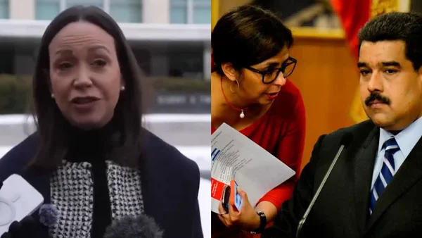 ¿María Corina Machado trabajaría con Delcy Rodríguez? Esto respondió en Washington