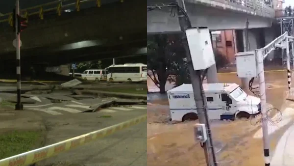 Medellín: en 45 minutos llovió lo que debía llover en todo enero