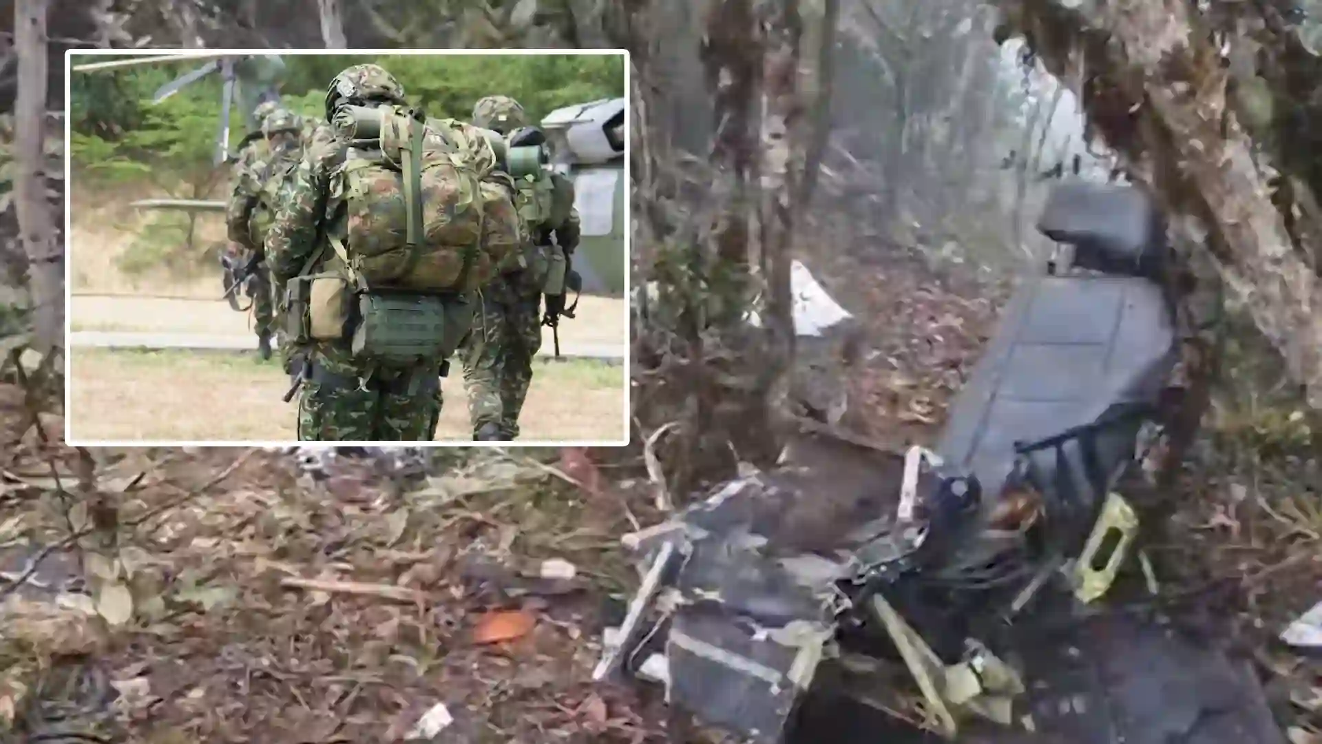 Despliegan seguridad para los investigadores en el lugar del trágico accidente aéreo en Norte de Santander