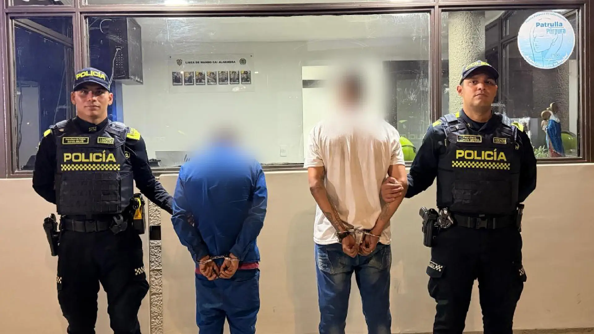 Capturados por hurto a camión en Bogotá