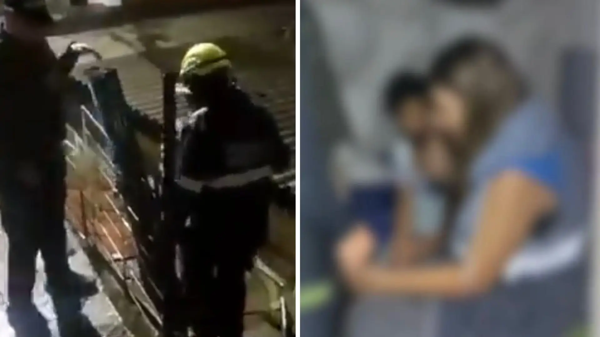 Menor rescatada en Medellín