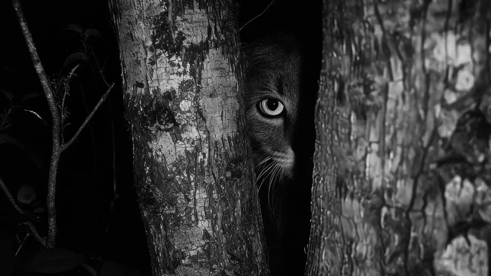 como es la vision de los gatos en la noche