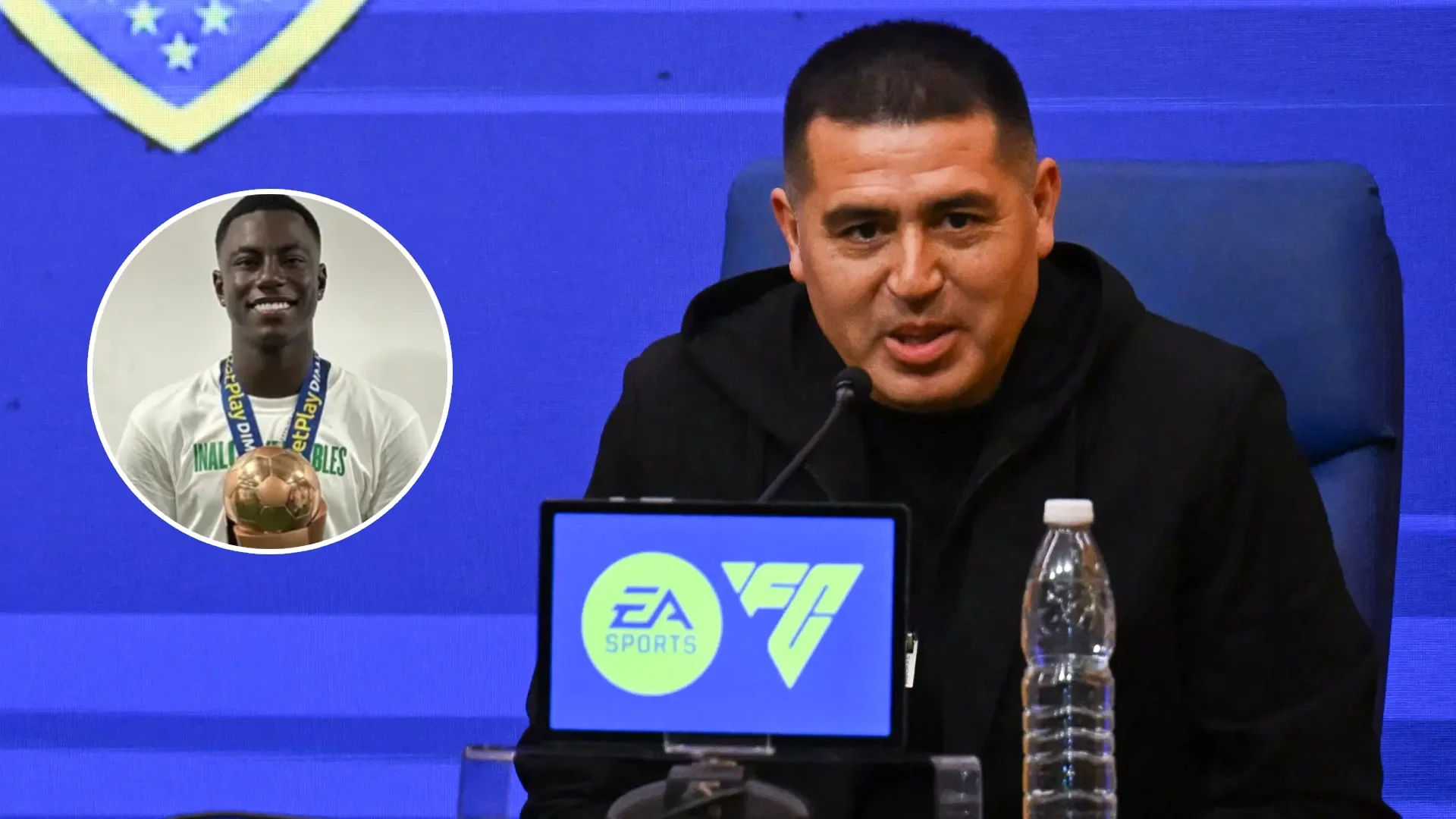 Román Riquelme Marino Hinestroza Boca Juniors