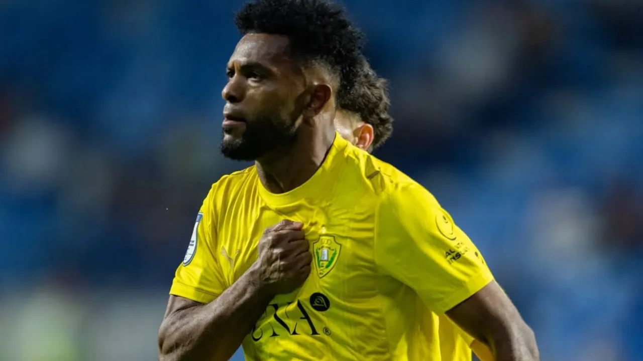 Miguel Ángel Borja marcó su primer gol en Emiratos Árabes: vea la anotación