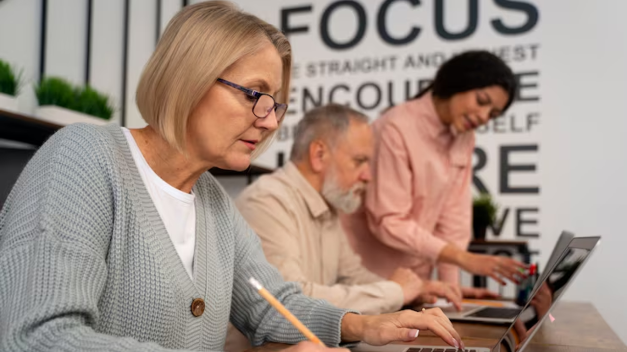 This is the European country with the highest number of workers over 55 years old