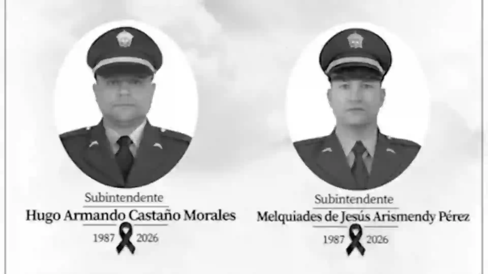 Ofrecen $200 millones de recompensa por los asesinos de dos policías en Anorí, Antioquia