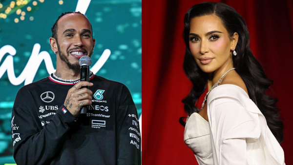 Lewis Hamilton y Kim Kardashian habrían confirmado su relación en el Super Bowl 2026