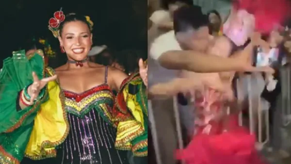 Reina del Carnaval de Barranquilla fue víctima de acoso: hombre intentó besarla en desfile de la Guacherna