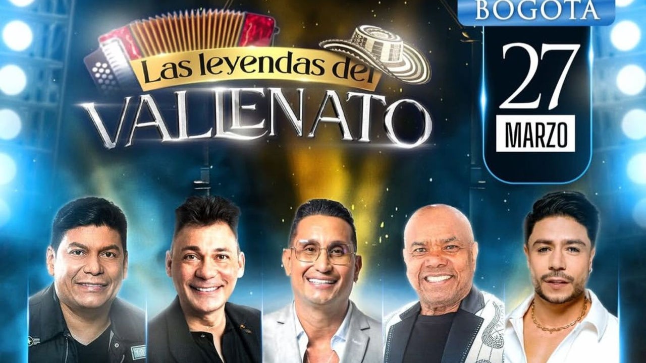 The 'Legends of Vallenato' Arrive in Bogotá: Date, Artists, and Ticket Prices
