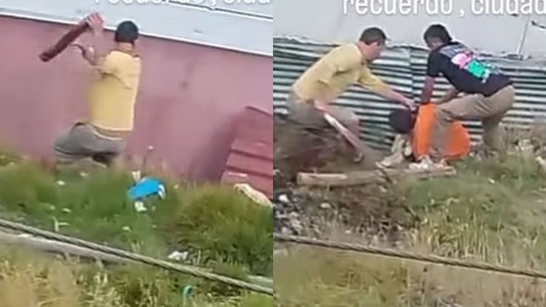 Desgarrador: perrito es agredido con un machete por tres hombres en Ciudad Bolívar