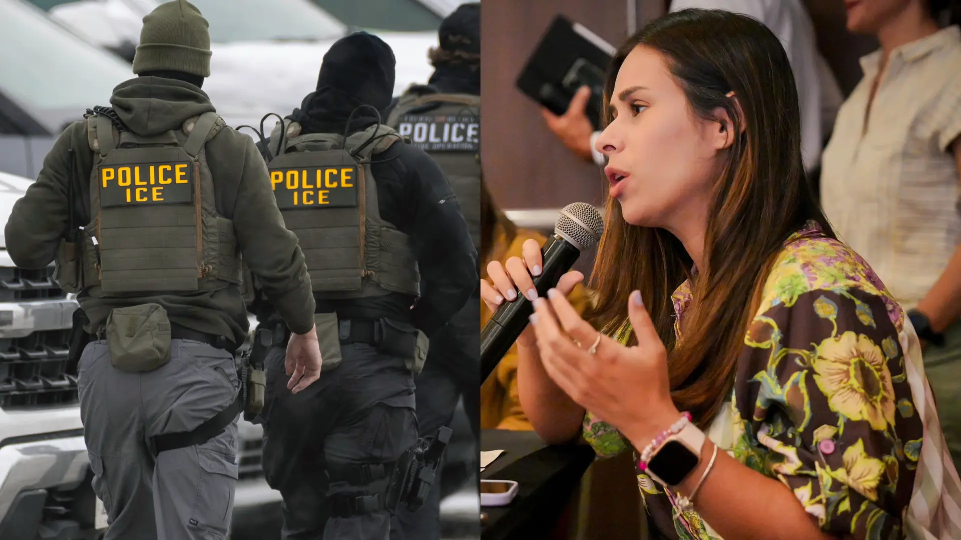 Congresista Ángela Vergara ICE