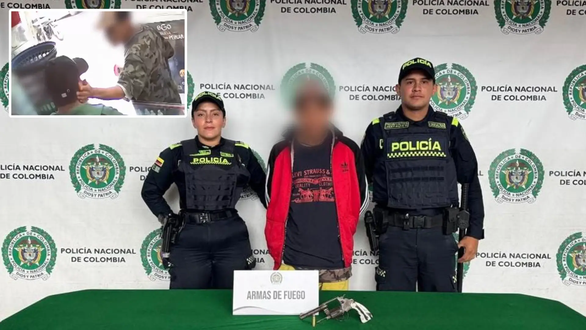 “No llore, tranquilo” le decía un ladrón a su víctima mientras lo apuntaba con un arma en un atraco en Bogotá
