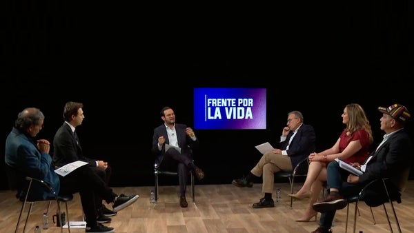 Los candidatos de la consulta Frente por la Vida hablan de constituyente, seguridad y la izquierda