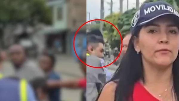 Motociclista golpeó a agente de tránsito cuando se grababa un video educativo en Cali