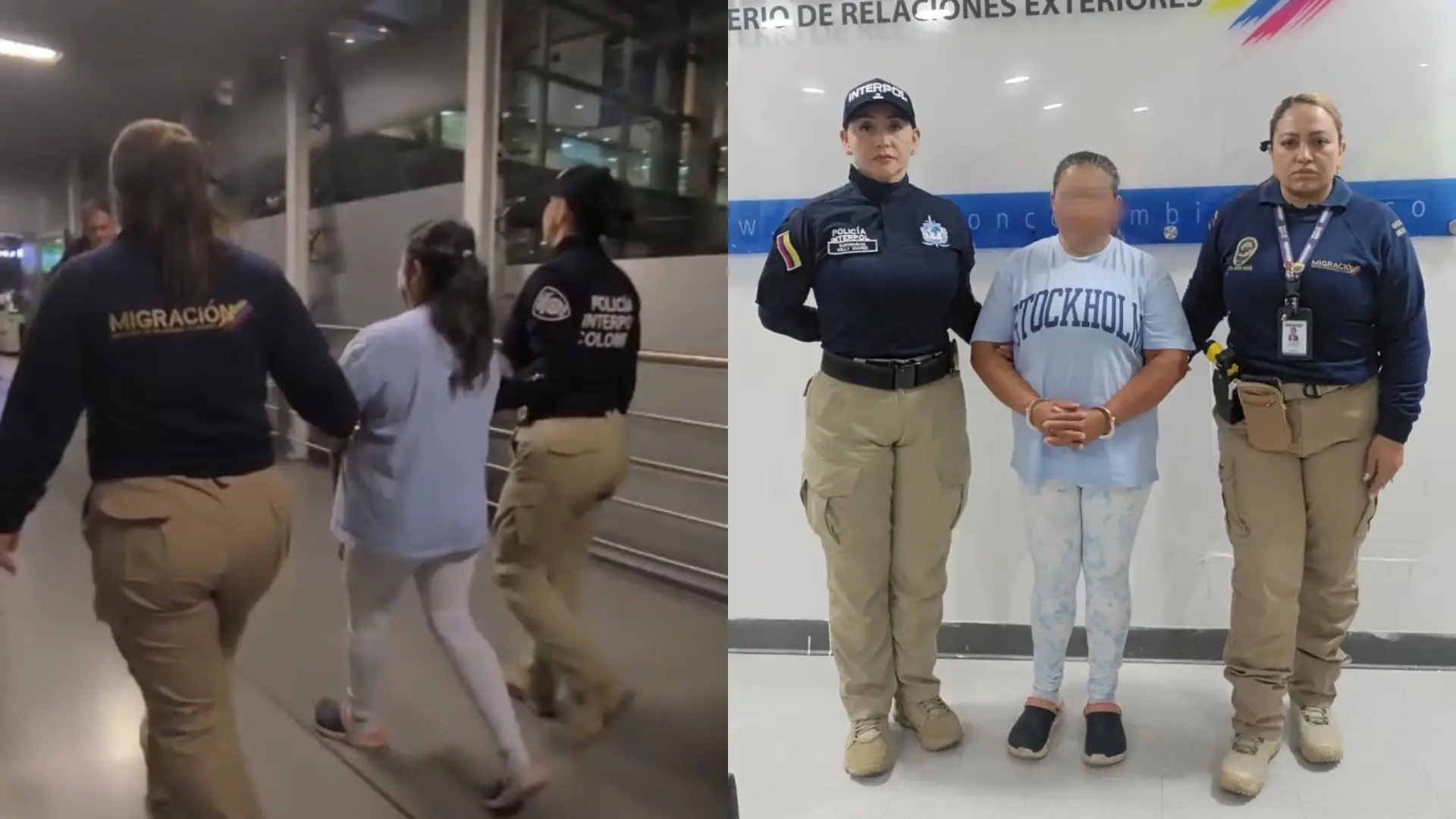 Detenida en Migración