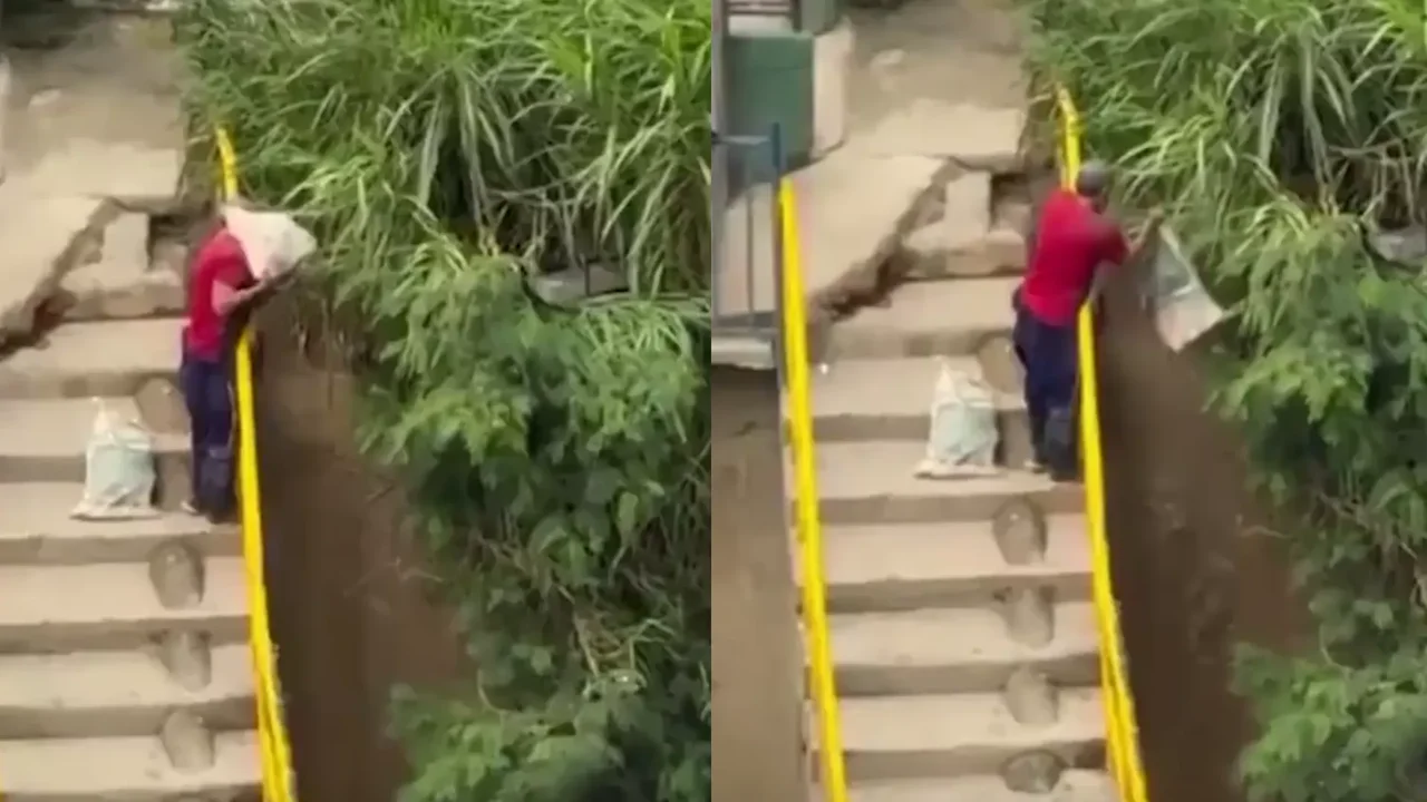 Medellín calls to stop dumping waste into streams due to flood risk: 78 fines have been imposed