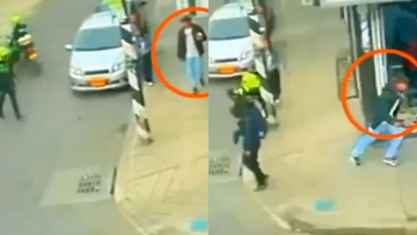 VIDEO: Policía frustró escape de hombre que corría armado por Bosa